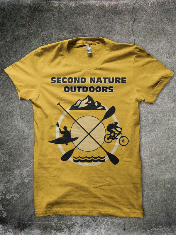 T-Shirt-Design von DestinedDesigns für Second Nature Outdoors Inc. | Design #20706557