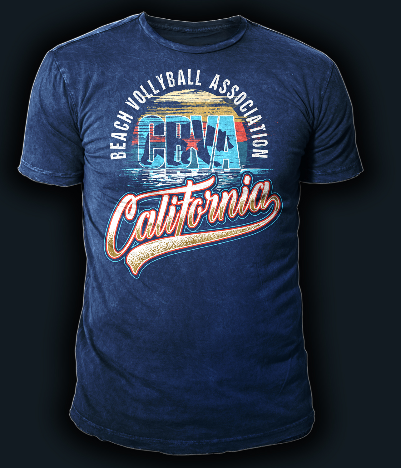 T-shirt Design by DCLA for California Beach Volleyball Association | Design #20673347