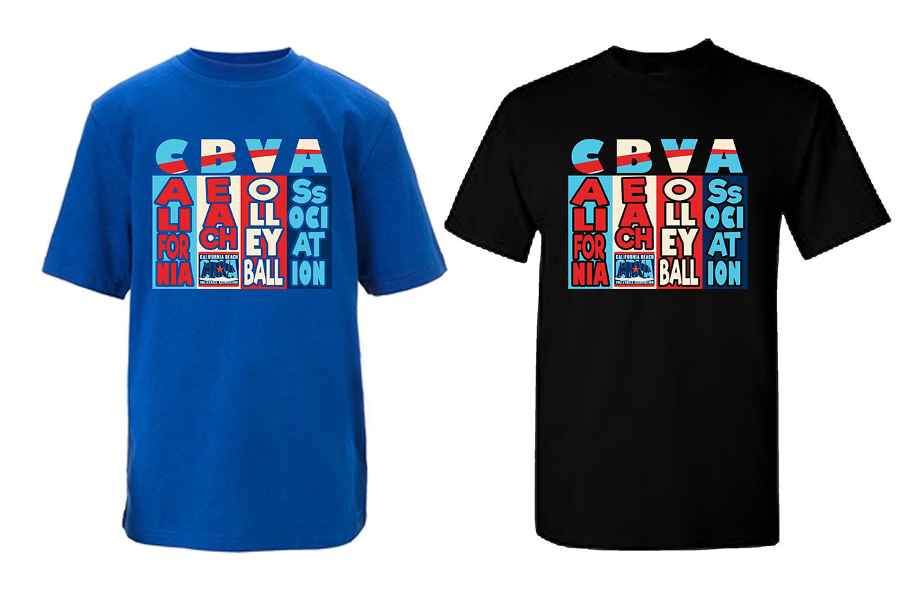 T-shirt Design by NILDesigns for California Beach Volleyball Association | Design #20654699