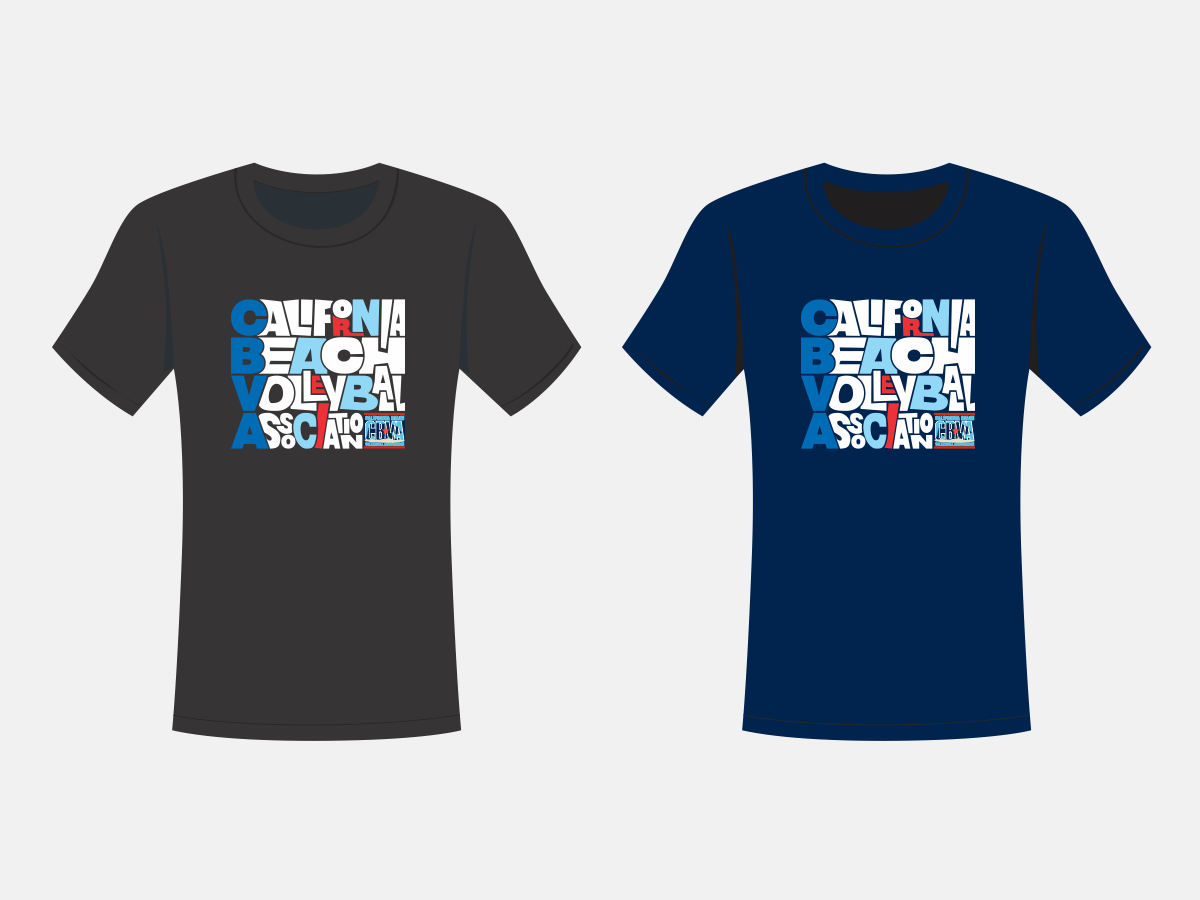 T-shirt Design by ATUL SOOD for California Beach Volleyball Association | Design #20678320