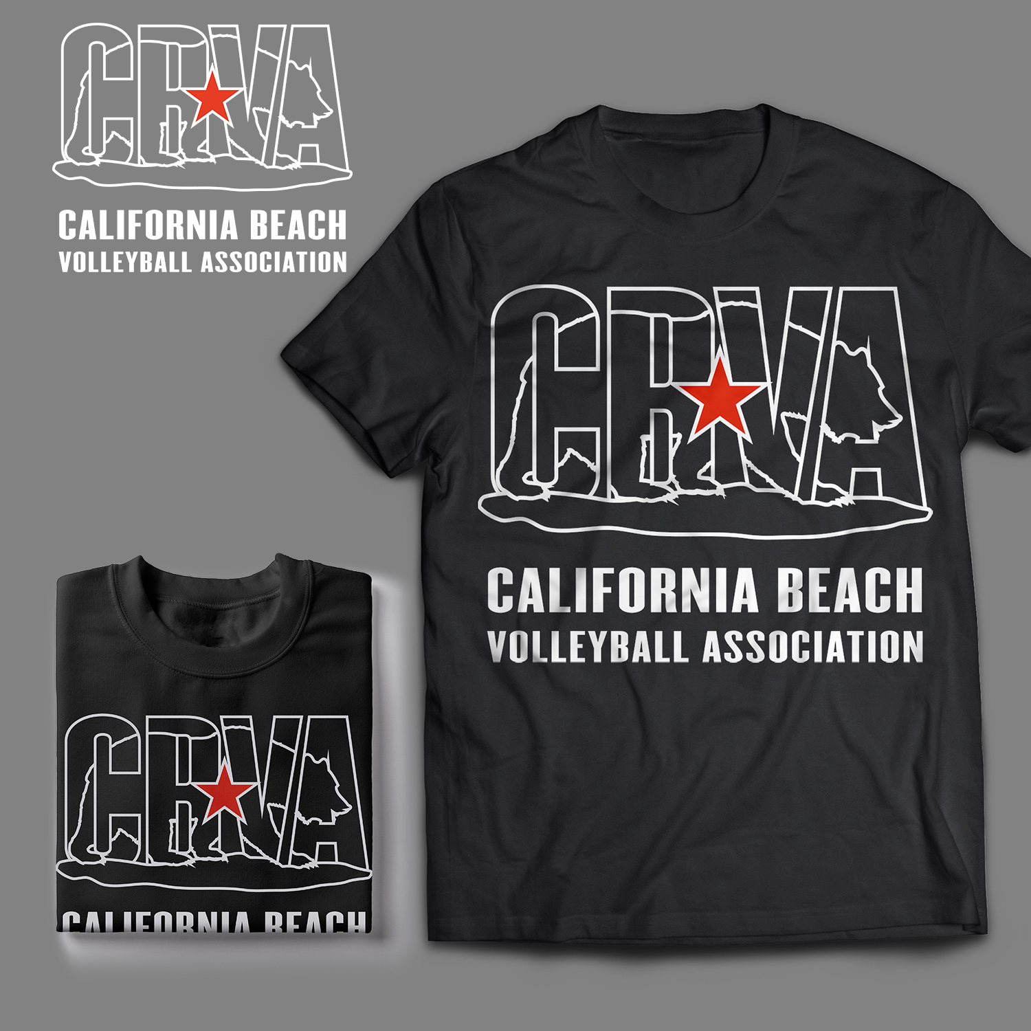 T-shirt Design by Syahrul Fatoni for California Beach Volleyball Association | Design #20809469