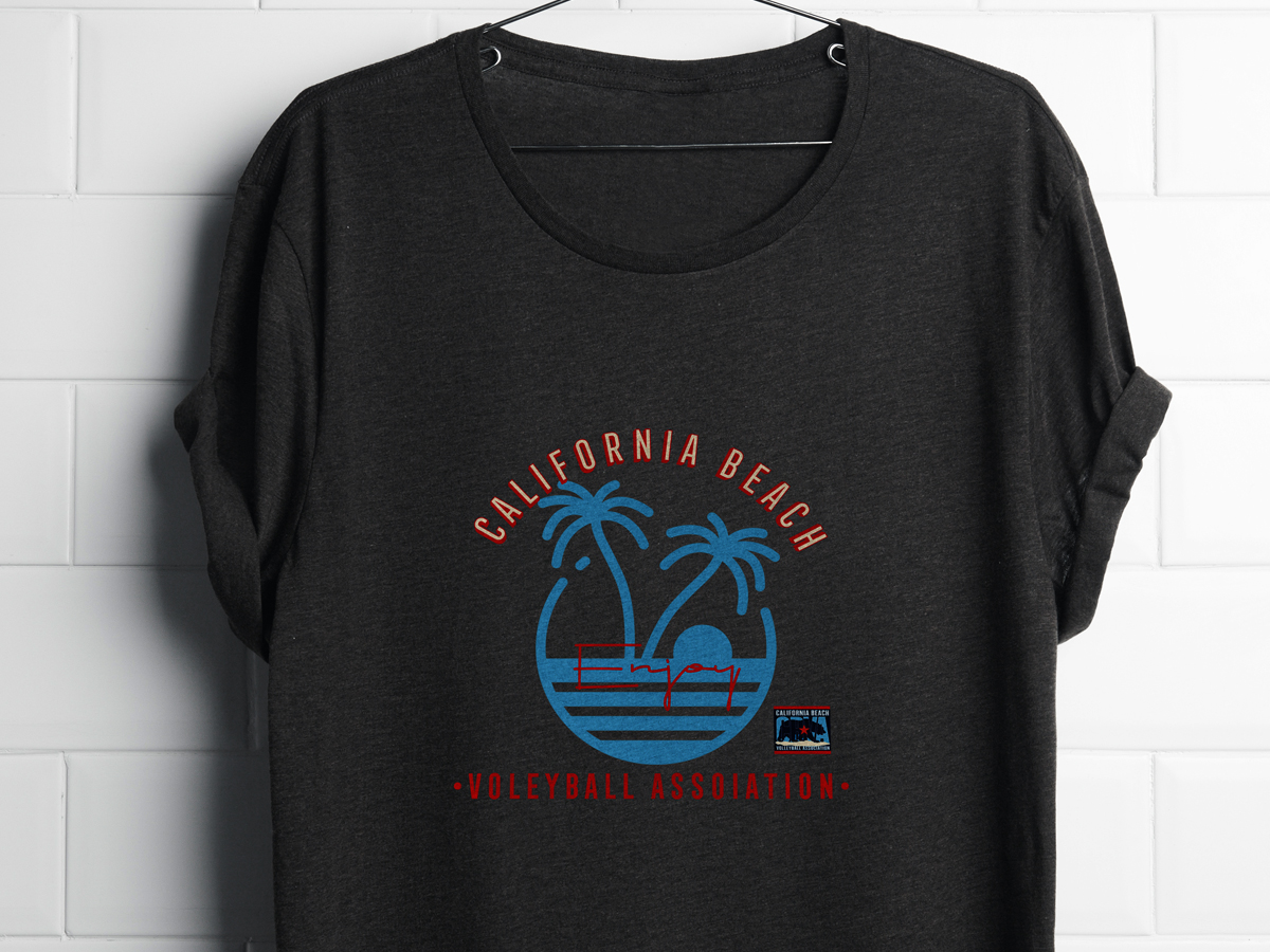 T-shirt Design by Val brito for California Beach Volleyball Association | Design #20696755