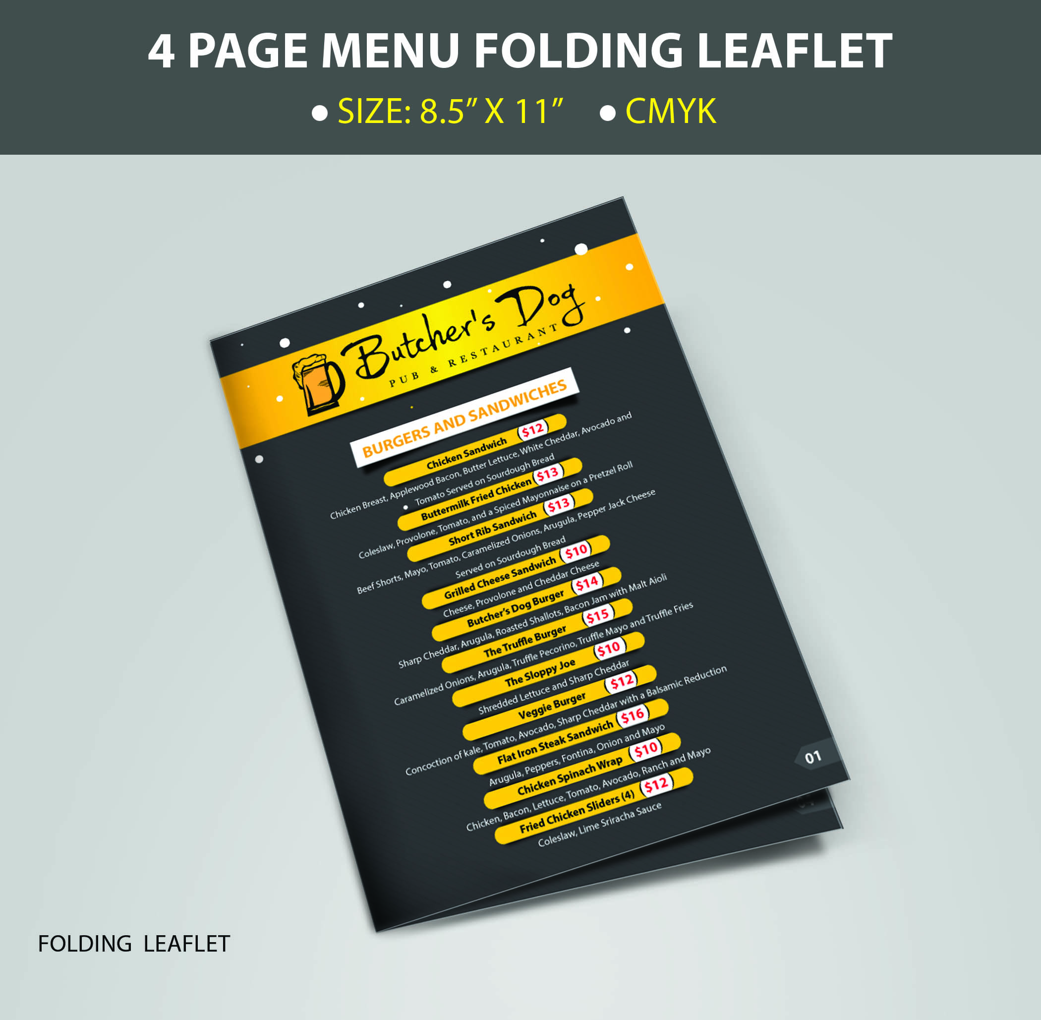Design de Menu par sumanbanikbd2014 pour ce projet | Design #22192613