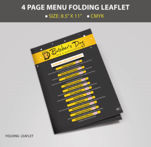 Menu Design by sumanbanikbd2014