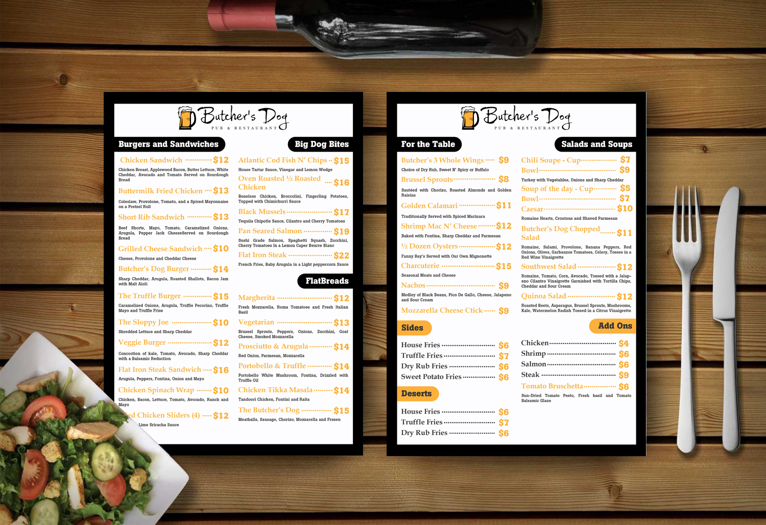 Menu Design by debdesign for this project | Design #21021219