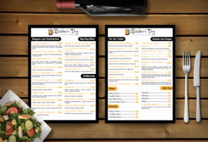 Menu Design by debdesign for this project | Design: #21021219