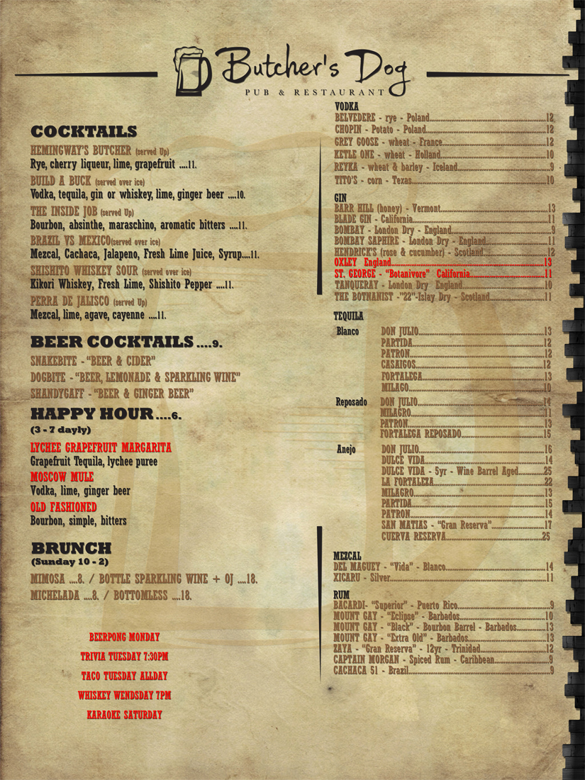 Menu Design by Nordic Designer for this project | Design #20765866