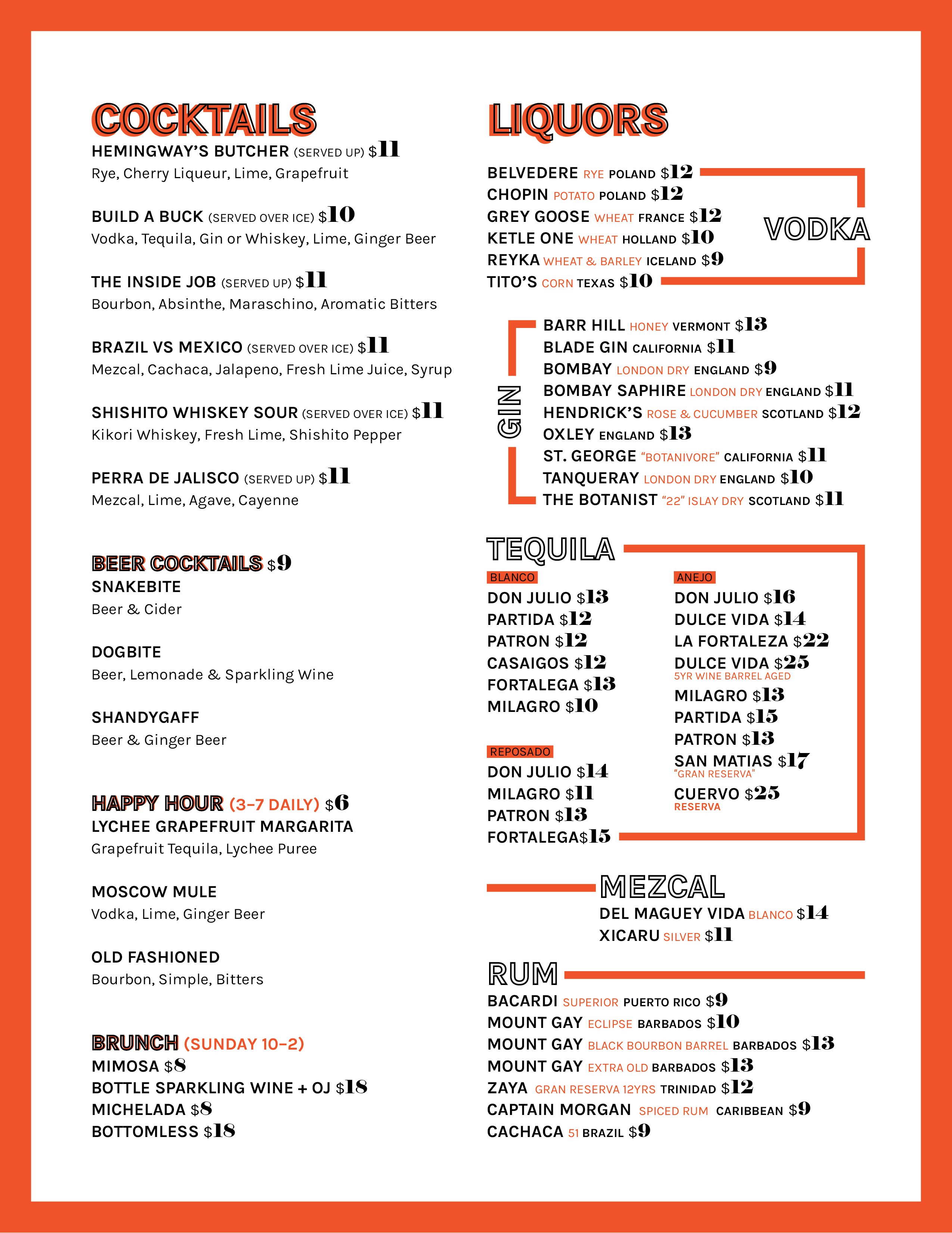Menu Design by ohmiumau for this project | Design #22199451
