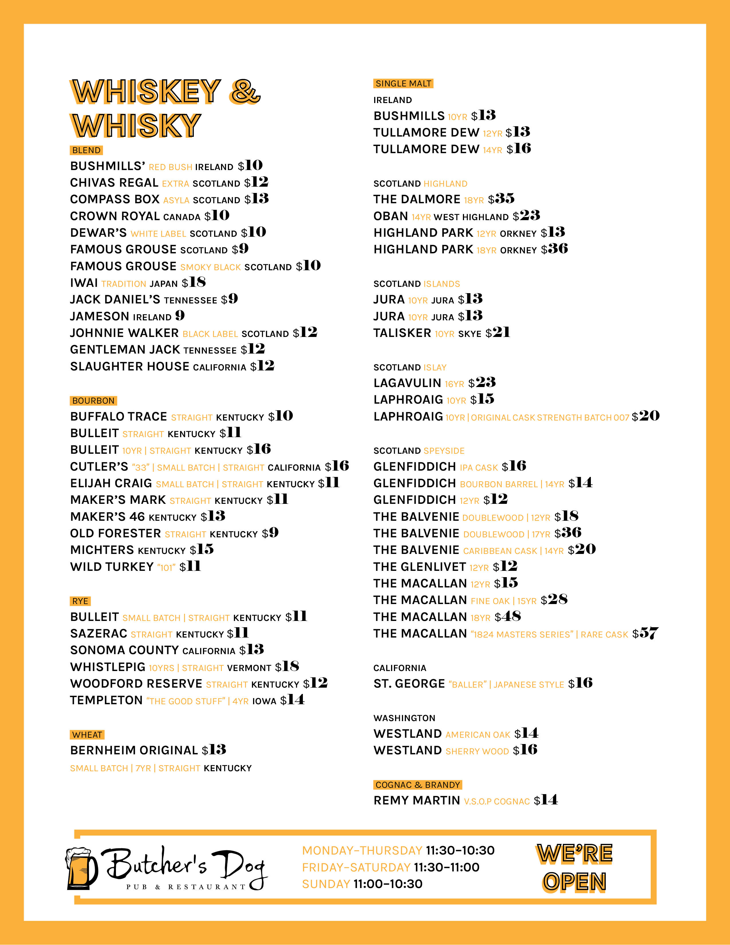 Menu Design by ohmiumau for this project | Design #22199483