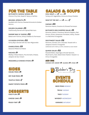 Menu Design by ohmiumau for this project | Design: #22199512