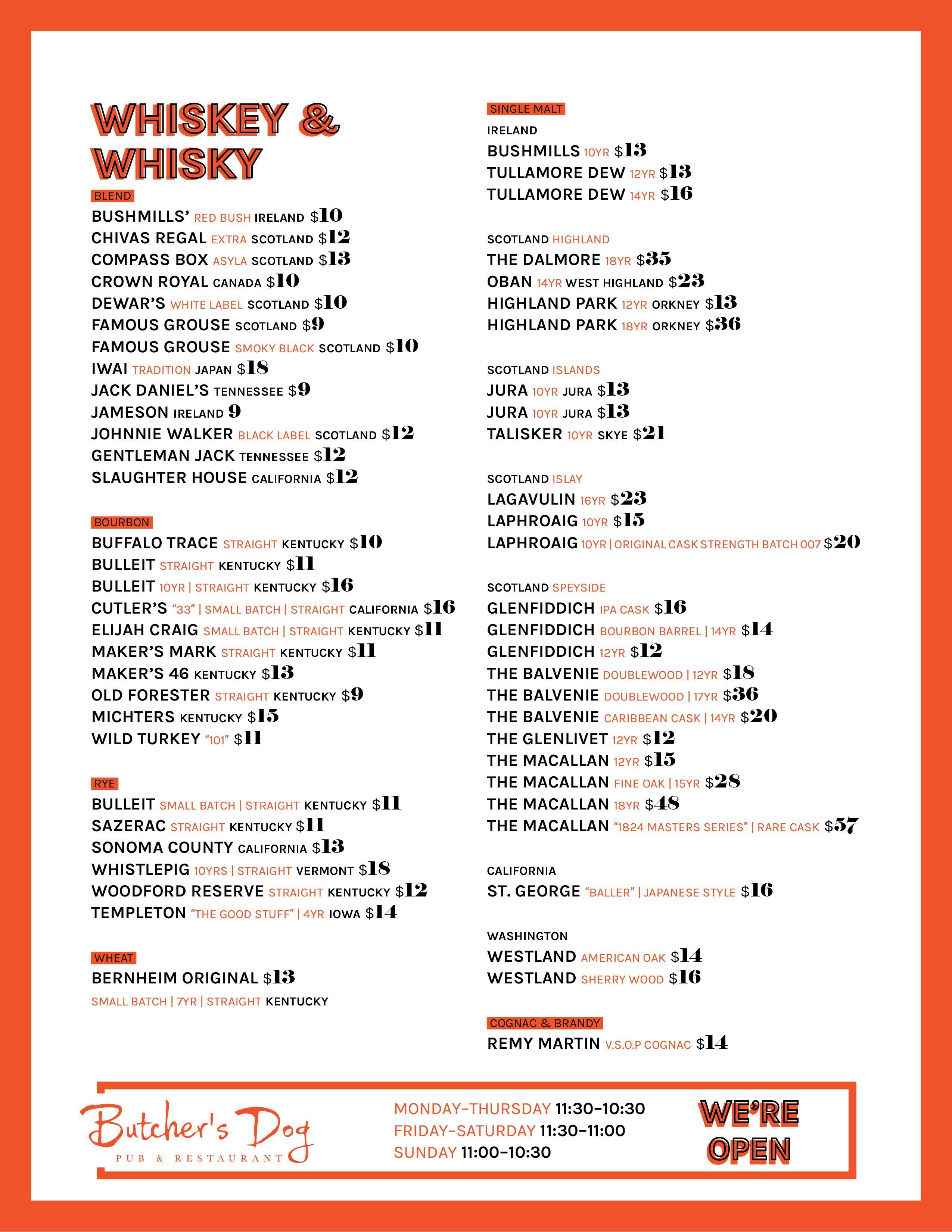 Menu Design by ohmiumau for this project | Design #22199527