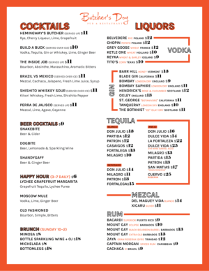 Menu Design by ohmiumau for this project | Design: #22199528