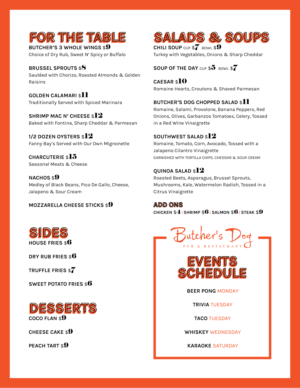 Menu Design by ohmiumau for this project | Design: #22199531