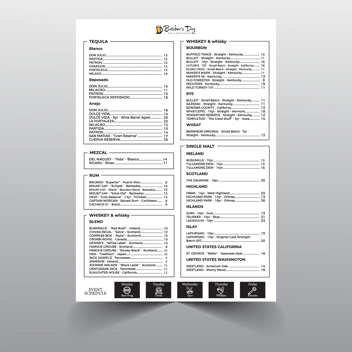 Design de Menu par Louie Fuentes | Manobo Graphic Design Services pour ce projet | Design #22220070