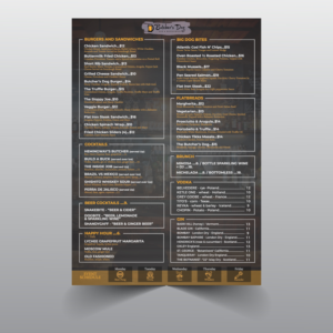 Design de Menu par Louie Fuentes | Manobo Graphic Design Services pour ce projet | Design : #22220071