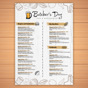Menu Design by creative.bugs for this project | Design: #20665408