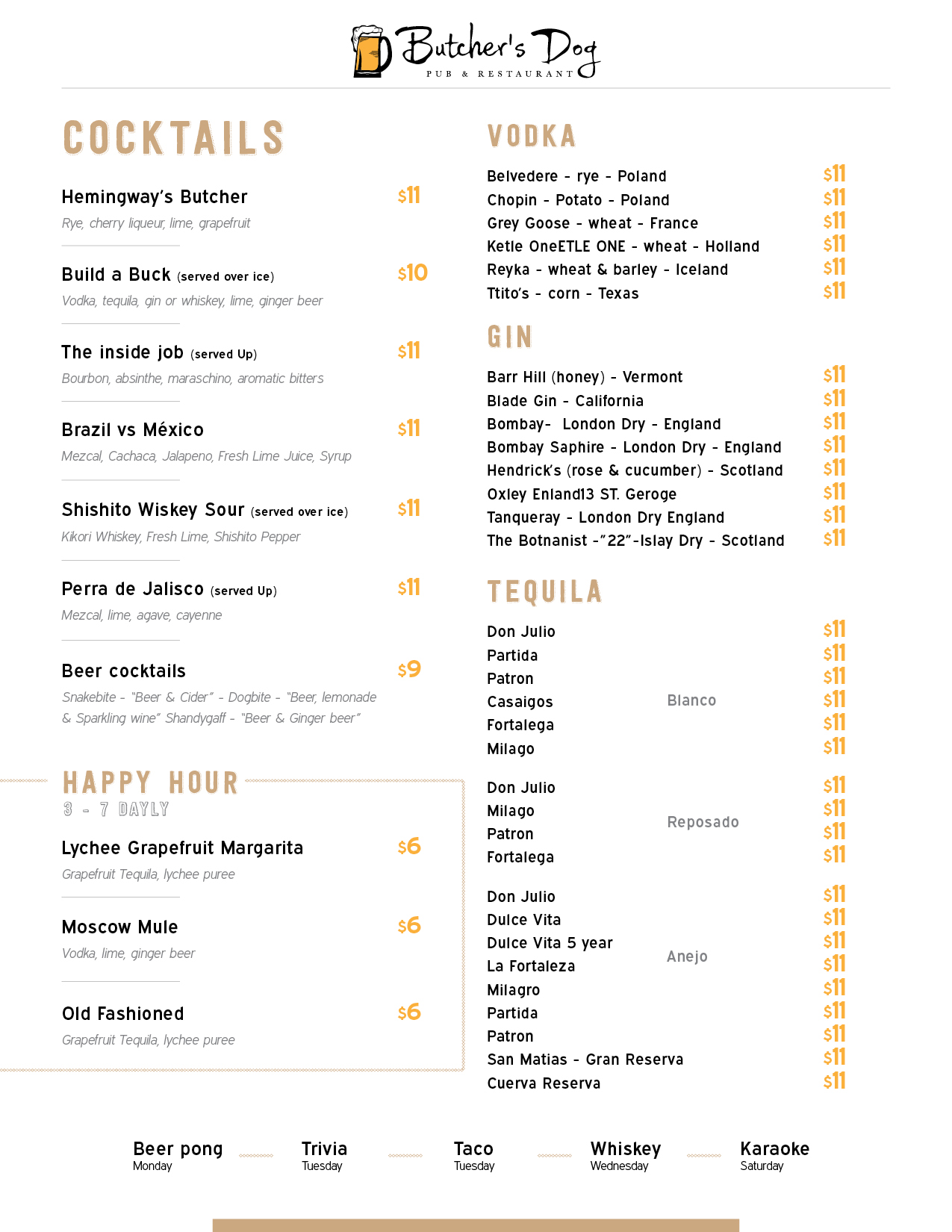 Menu Design by Alexandre Santos for this project | Design #22174285