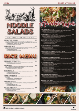 Menu Design by mrmrnjr for this project | Design: #21030903