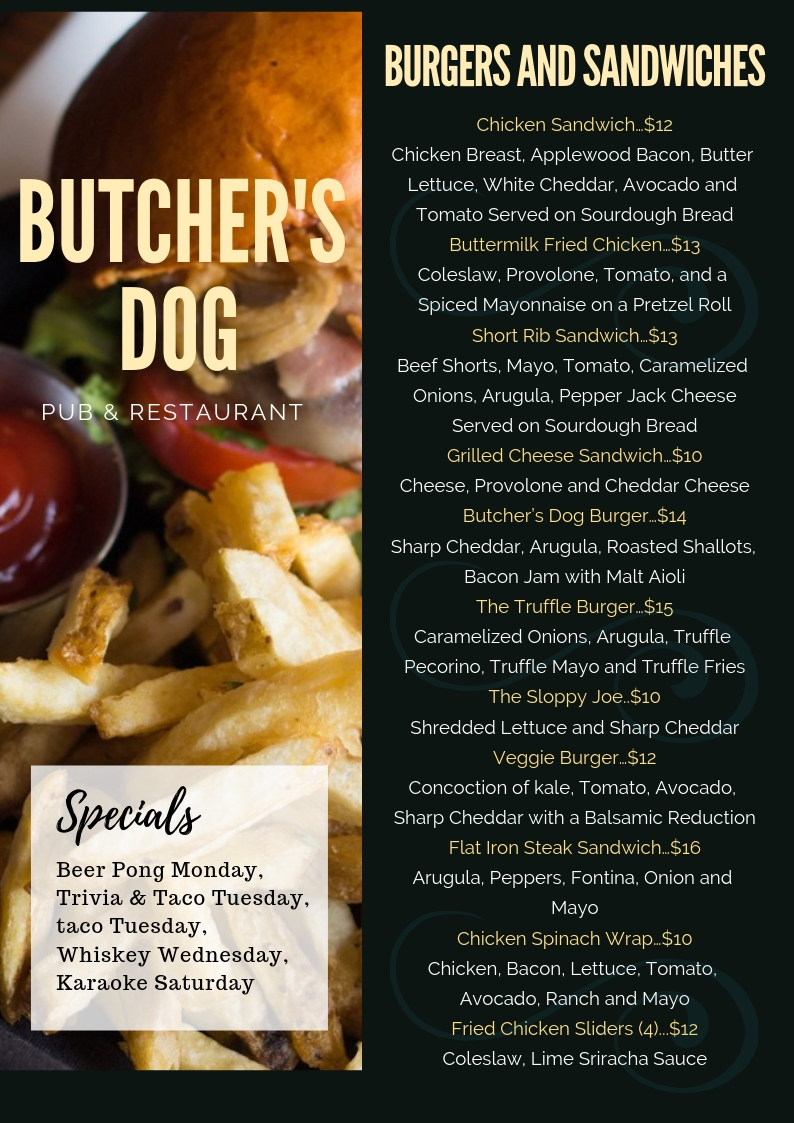 Menu Design by AnneWanjiku for this project | Design #20764968