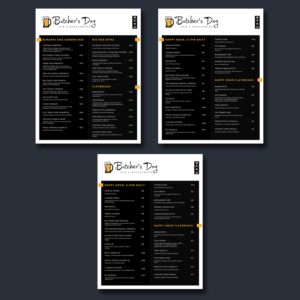 Menu Design by Art Scenario