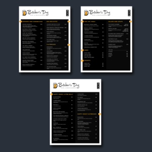 Design de Menu par Art Scenario pour ce projet | Design : #22181118