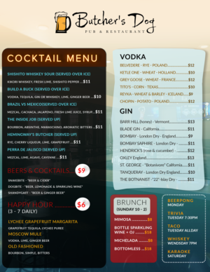 Design de Menu par hamork pour ce projet | Design : #22196296