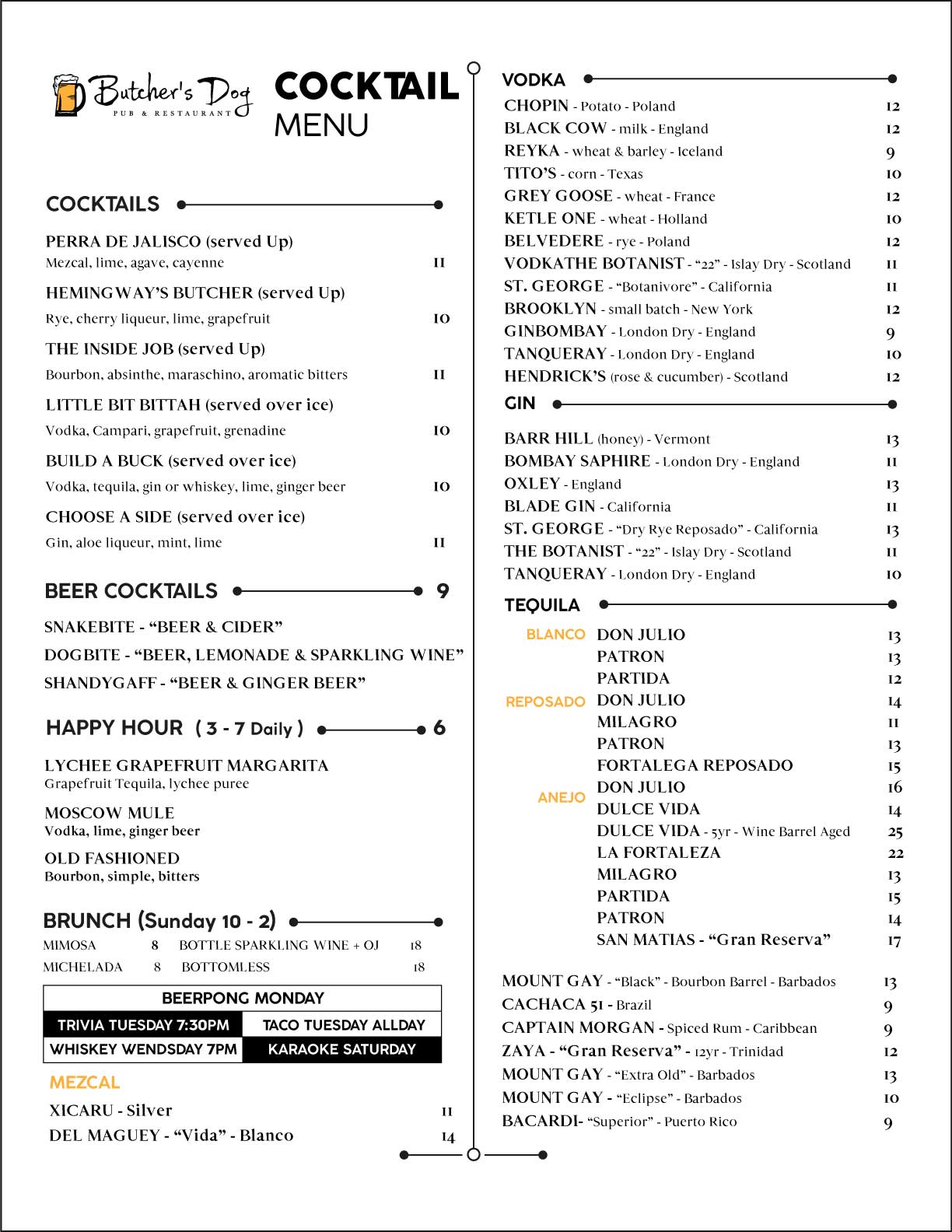 Menu Design by DeetlStudio for this project | Design #22187229