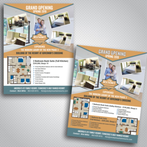 Flyer Design by uk for Smoky Mountain Resorts | Design #20655586