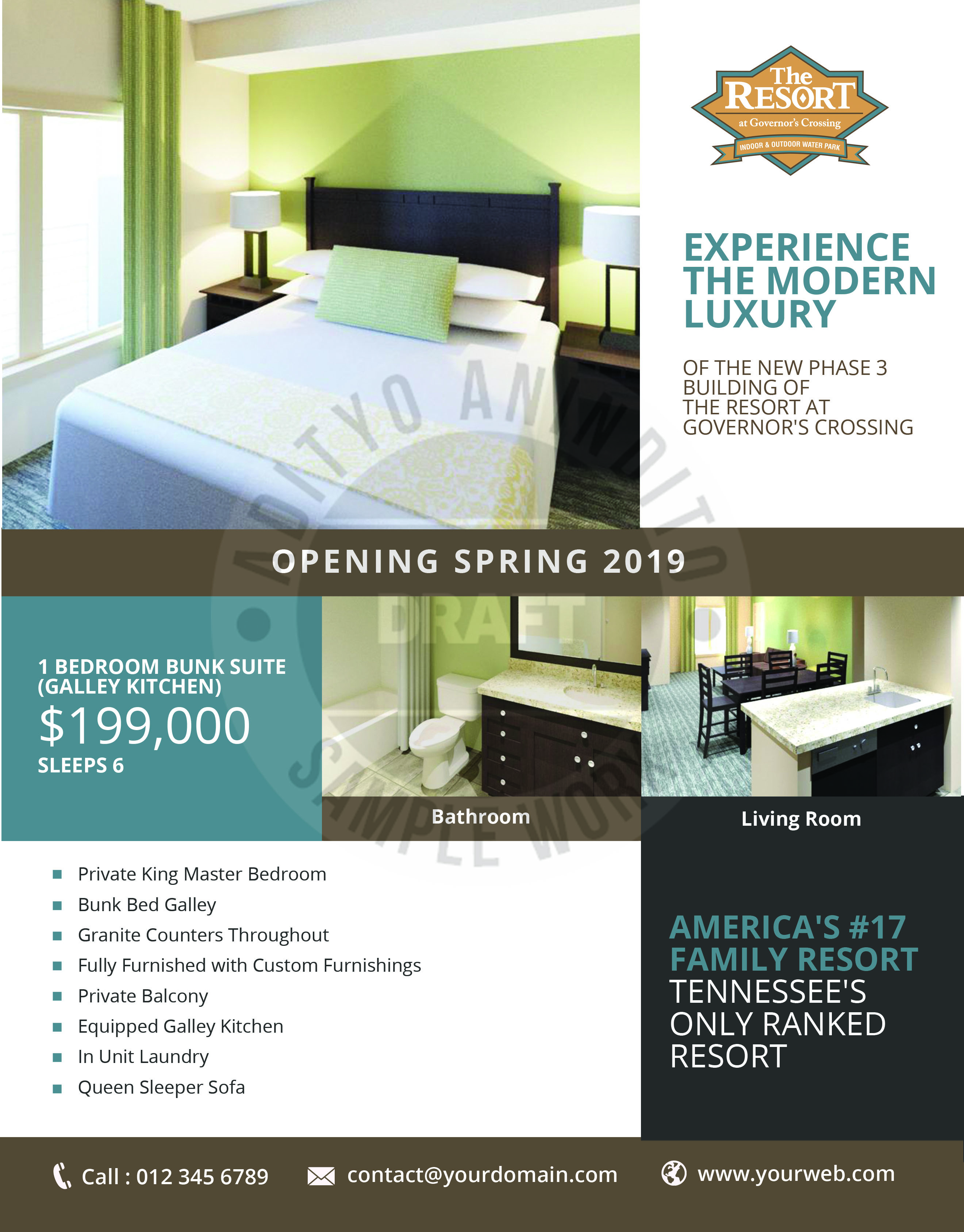 Flyer-Design von Adityo Dimas für Smoky Mountain Resorts | Design #20654038