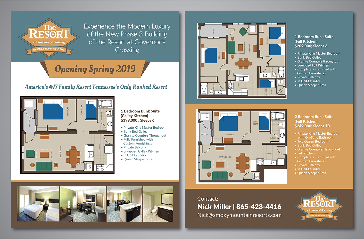 Flyer-Design von Deziners Zone für Smoky Mountain Resorts | Design #20657291