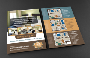 Flyer-Design von Deziners Zone für Smoky Mountain Resorts | Design: #20657294