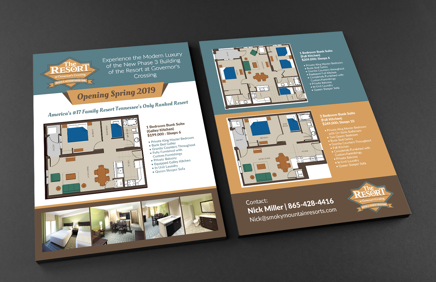 Flyer-Design von Deziners Zone für Smoky Mountain Resorts | Design #20657295