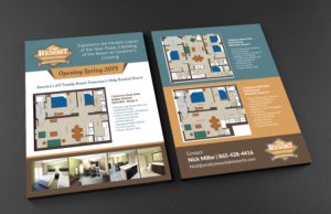 Flyer-Design von Deziners Zone für Smoky Mountain Resorts | Design: #20657295