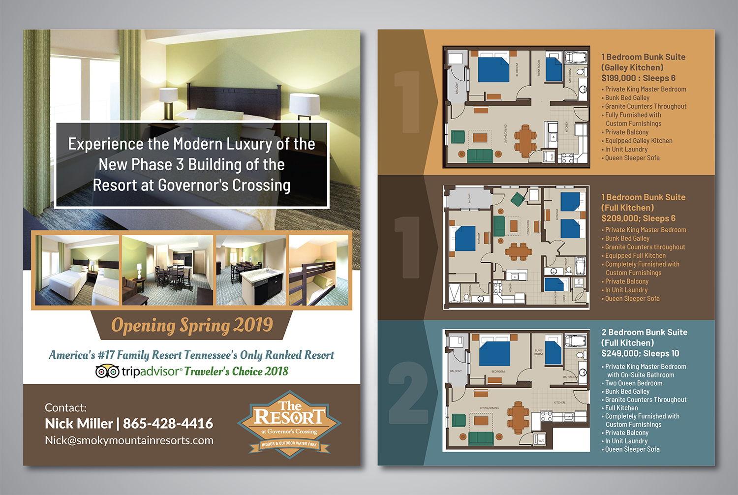 Flyer Design by Deziners Zone for Smoky Mountain Resorts | Design #20662432