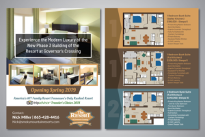 Flyer-Design von Deziners Zone für Smoky Mountain Resorts | Design: #20662432