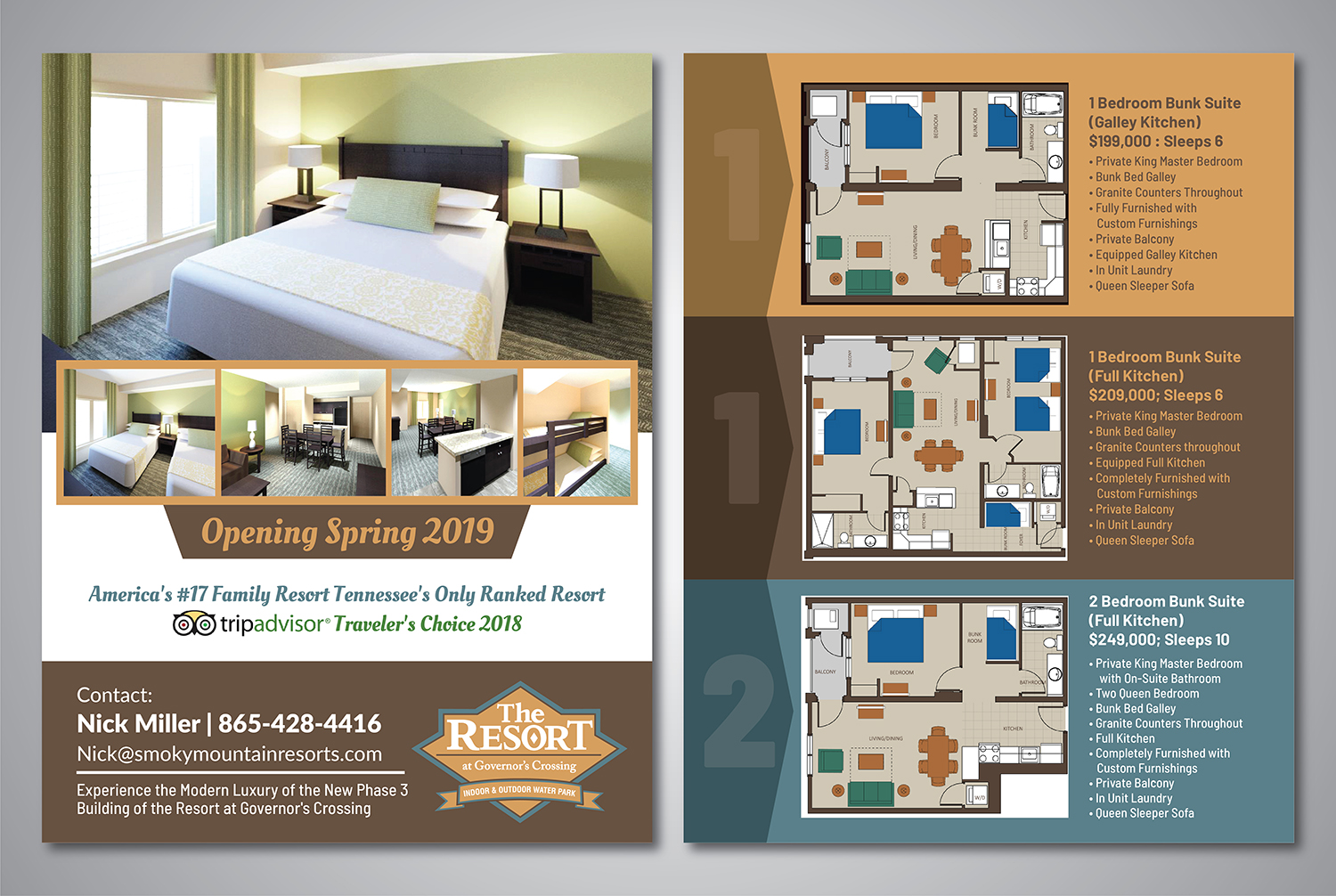 Flyer Design by Deziners Zone for Smoky Mountain Resorts | Design #20662433
