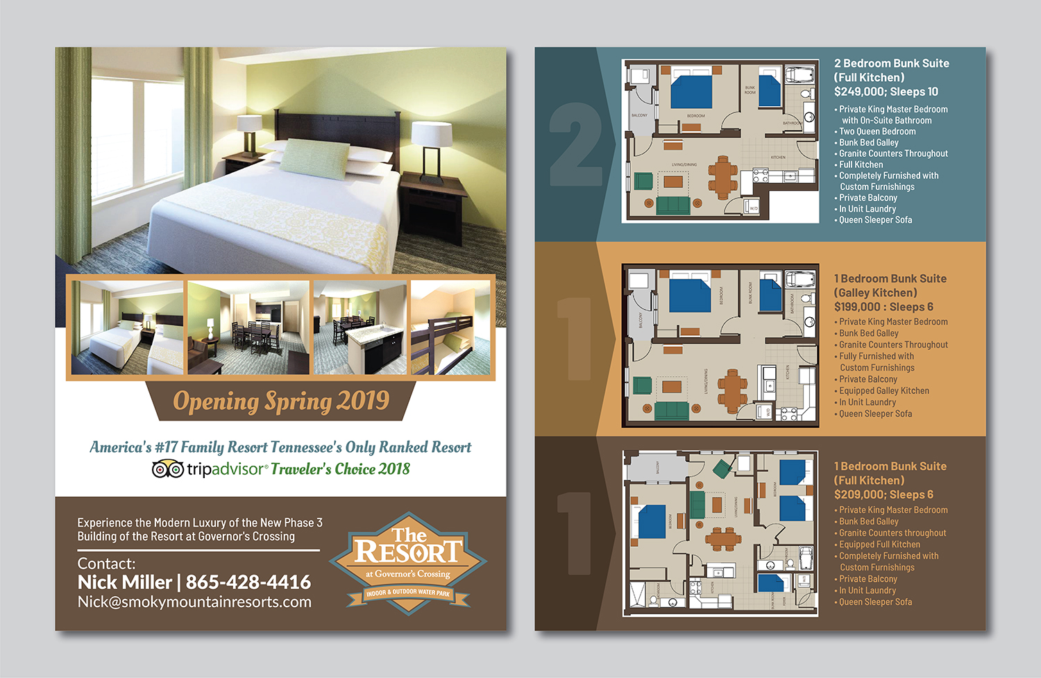 Flyer Design by Deziners Zone for Smoky Mountain Resorts | Design #20665765