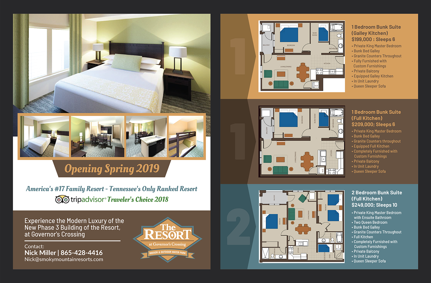 Flyer-Design von Deziners Zone für Smoky Mountain Resorts | Design #20692649