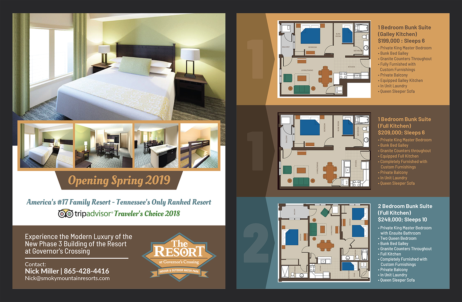 Flyer-Design von Deziners Zone für Smoky Mountain Resorts | Design #20702669