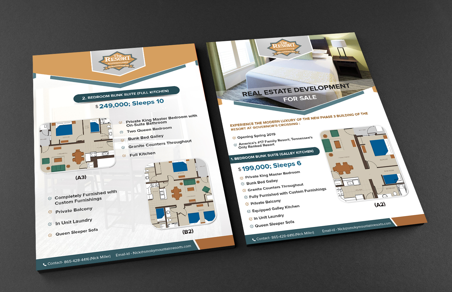 Flyer-Design von creative.bugs für Smoky Mountain Resorts | Design #20658382