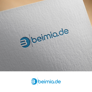 beimia oder beimia.de - Der Firmenname bildet sich aus bei und mia. Man könnte sagen Mia (Frauenname) hilft dir in der Umgebung für dich zu suchen (ist aber nicht Pflicht das im Logo zu berücksichtigen) | Logo-Design von DesignDUO
