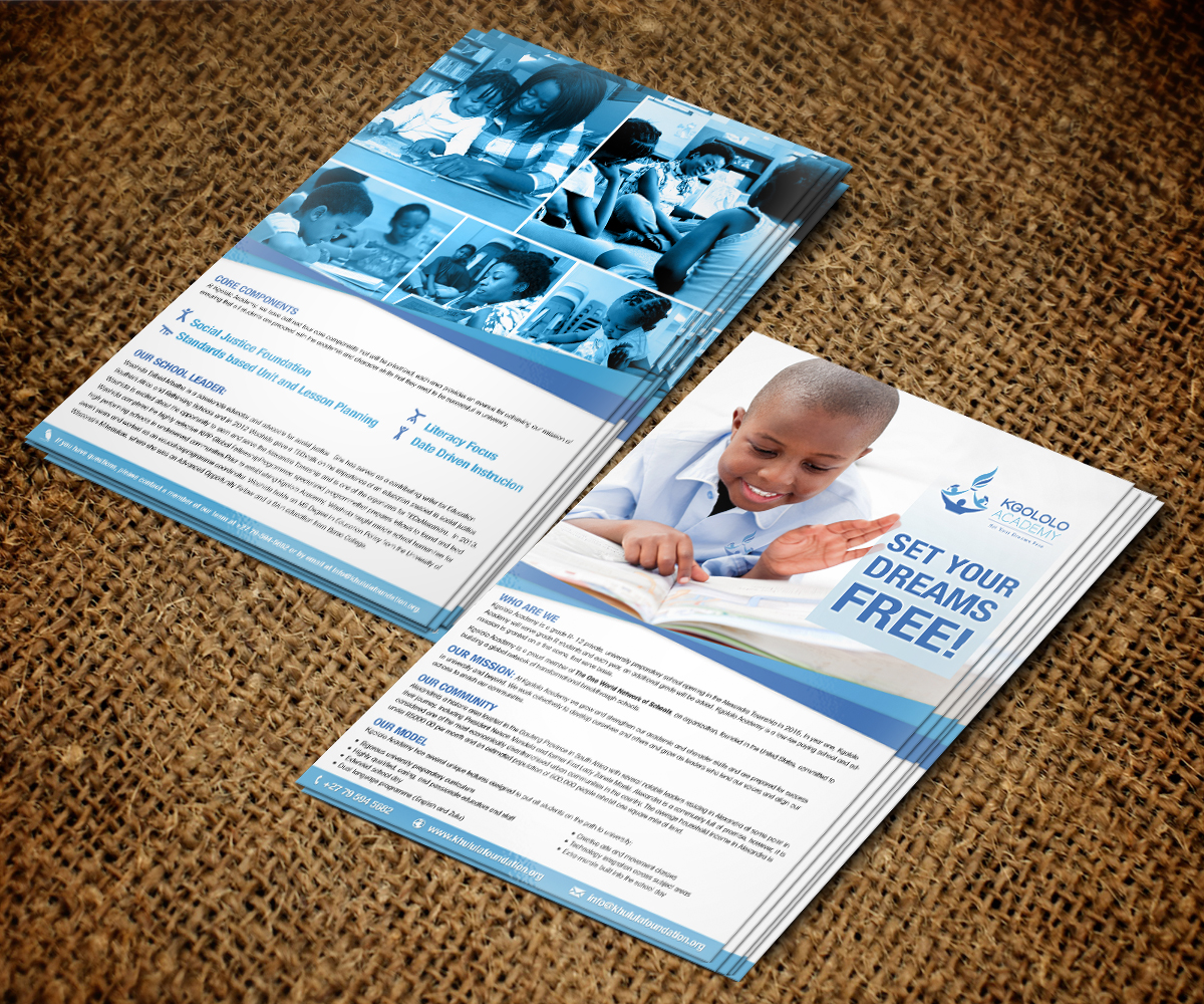 Flyer Design by jeffdefy for The Khulula Foundation | Design #2957598
