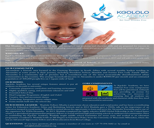 Diseño de Flyer por OCUBE para The Khulula Foundation | Diseño #2937861