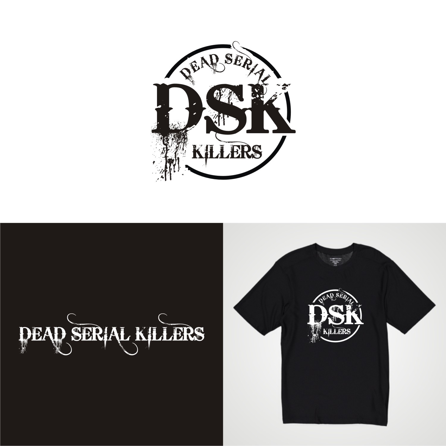 Logo Design by Ahsacom_Design for Dead Serial Killers  | Design #20654350