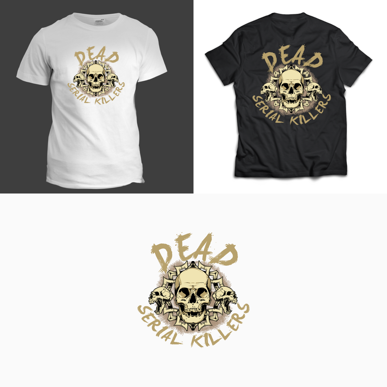 Logo Design by SlashGrid for Dead Serial Killers  | Design #20654092