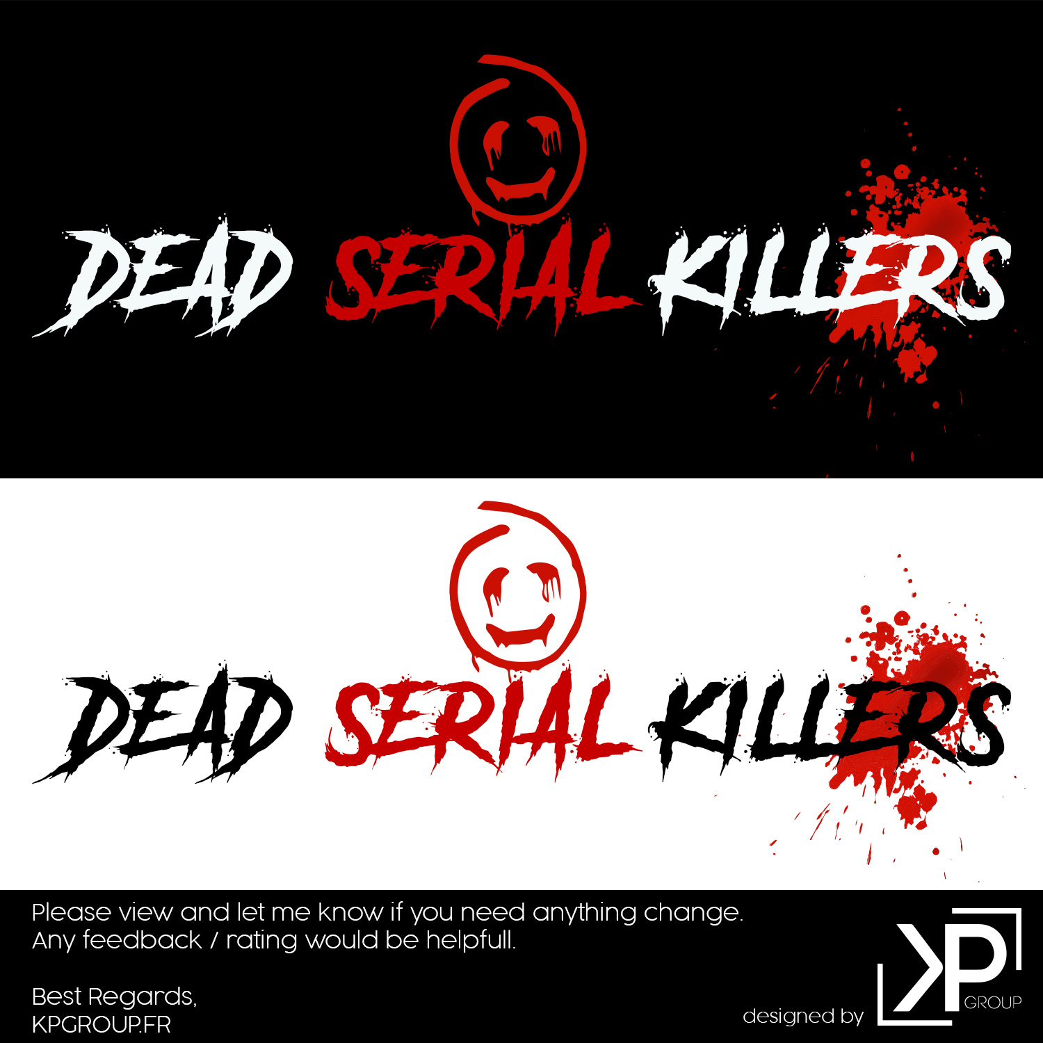 Logo Design by kpgroup for Dead Serial Killers  | Design #20656441