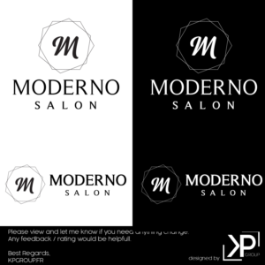 Logo Design by kpgroup for Moderno Salon | Design: #20838762