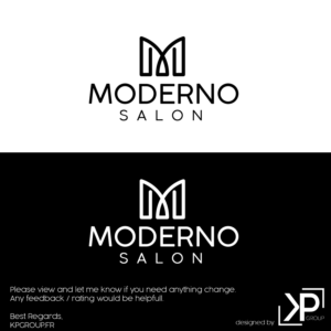 Logo Design by kpgroup for Moderno Salon | Design: #20838781