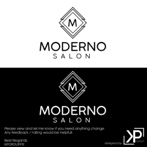 Logo Design by kpgroup for Moderno Salon | Design: #20838799