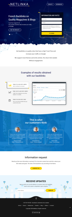 Web Design by pb for this project | Design: #20659671